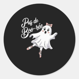 Adesivo Pas De Boo-rée Funny Balé Fantasma Dança Halloween