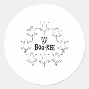 Adesivo Pas De Boo-rée Funny Balé Fantasma Dança Halloween