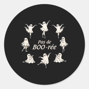 Adesivo Pas De Boo-rée Funny Balé Spooky Ghosts Dance Ha