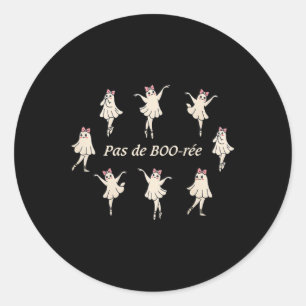 Adesivo Pas De Boo-rée Funny Balé Spooky Ghosts Dance Ha