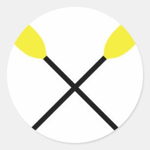 Adesivo pás do caiaque cruzadas