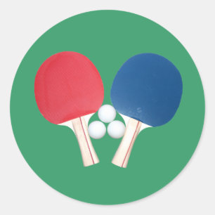 Adesivo Pás e bolas de Pong do sibilo