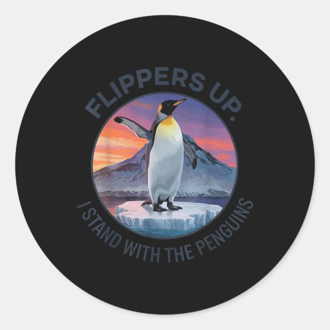 Adesivo Pás Para Cima Eu Pego Pinguins (Frente)