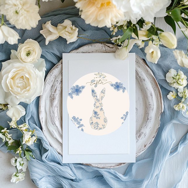 Adesivo Páscoa azul (Criador carregado)