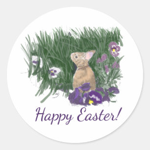 Adesivo Páscoa Bonita Deseja Cartões de natal