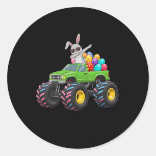 Adesivo Páscoa Bunny Dabbing Monster Monster Ovos de Pásco