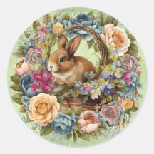 Páscoa Bunny Primavera Floral