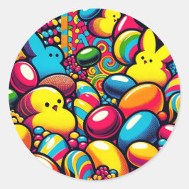 Adesivo Páscoa Candy Art