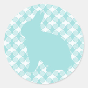 Adesivo Páscoa Coalhada de Sujeiras, Azul Claro