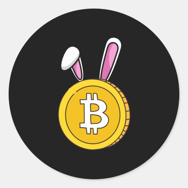 Adesivo Páscoa criptográfica feliz (Frente)