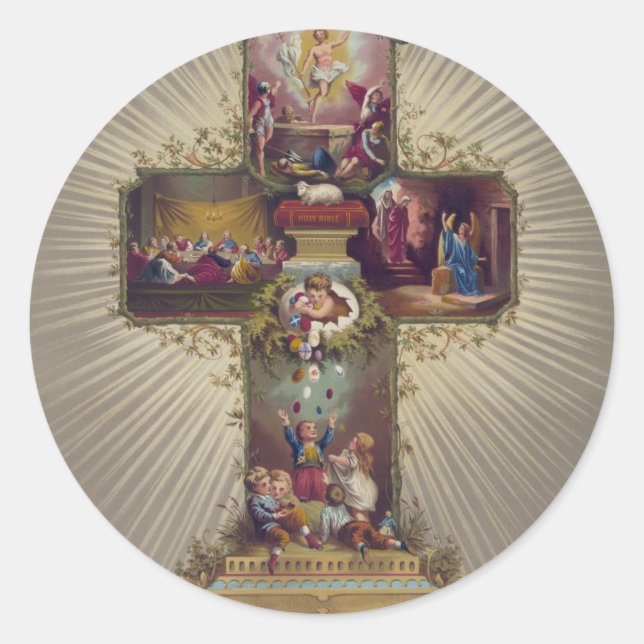 Adesivo Páscoa Cross (Frente)