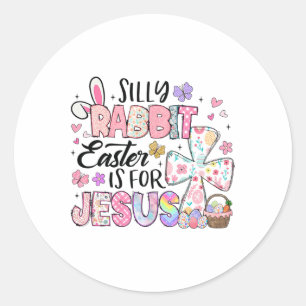 Adesivo Páscoa De Coelho bobo É Para Jesus Cristo Coelho B