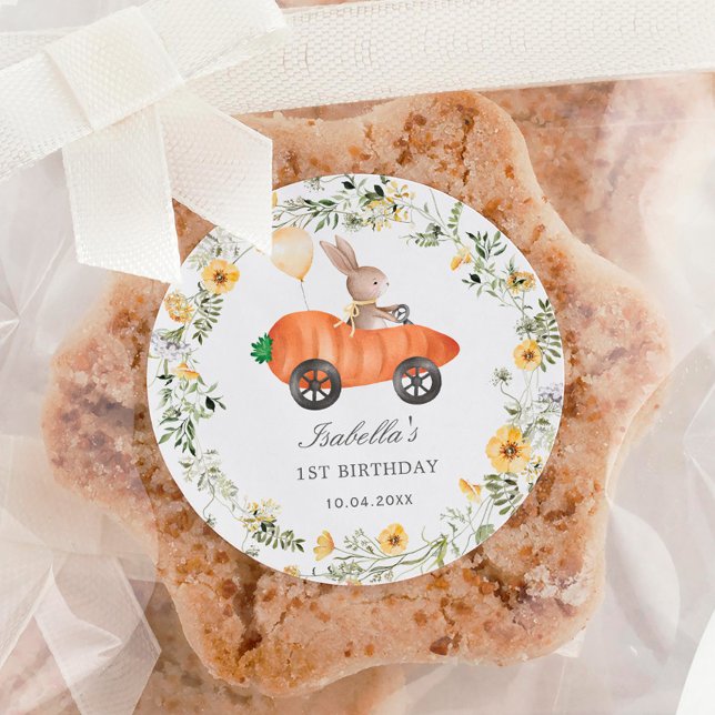 Adesivo Páscoa de coelho de girassol e girassol bonito Ani (Criador carregado)