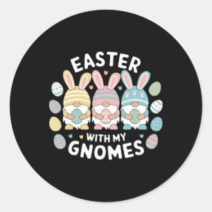 Adesivo Páscoa Divertida Com Meus Gnomos Feliz Páscoa Gnom