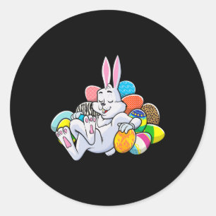 Adesivo Páscoa divertida Meninas Meninos Toddler Coelhinho