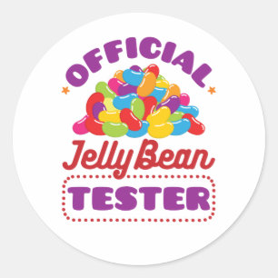 Adesivo Páscoa do Jelly Bean Tester Oficial