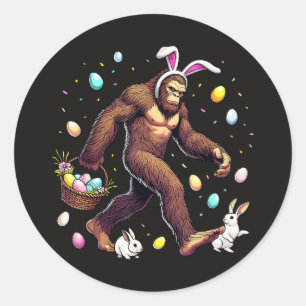 Adesivo Páscoa do Pé Grande Dia Engraçado Sasquatch