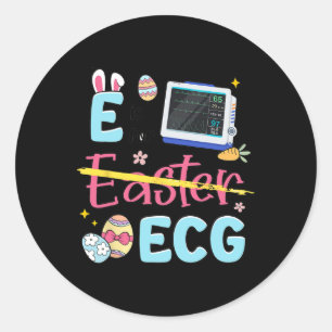 Adesivo Páscoa E É Destinada A Ecg Ekg Enfermeiro Rato Car