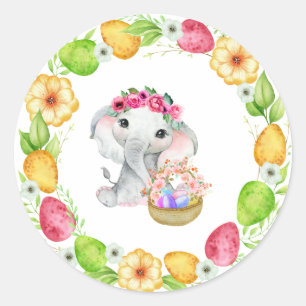 Adesivo Páscoa Elefante