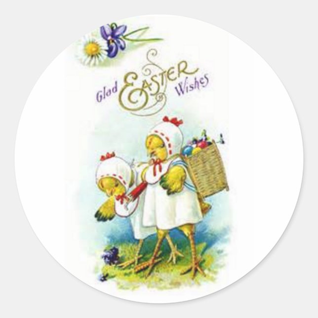 Adesivo Páscoa Feliz Deseja (Frente)