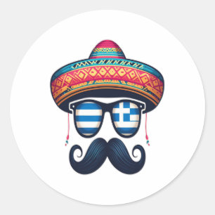 Adesivo Páscoa Grega Cinco De Mayo Crianças Mexicanas Bo