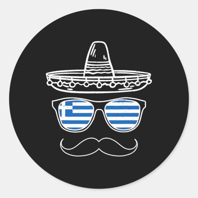 Adesivo Páscoa Grega Pulga Cinco Mexicanos De Mayo 2025 (Frente)