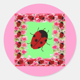 Adesivo Páscoa Ladybug