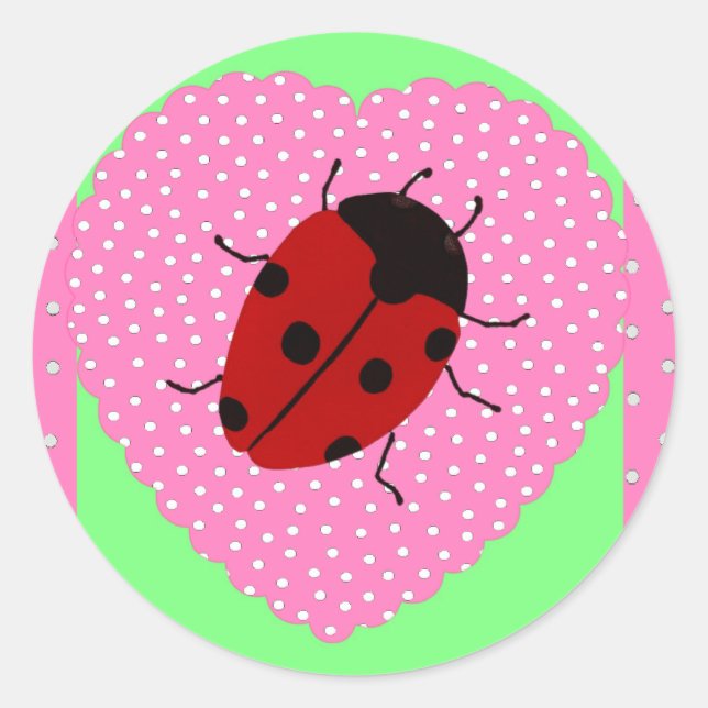 Adesivo Páscoa Ladybug (Frente)