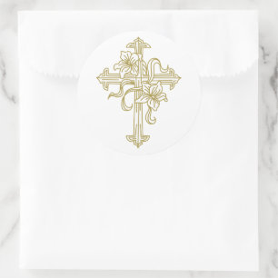 Adesivo Páscoa Lily Cross