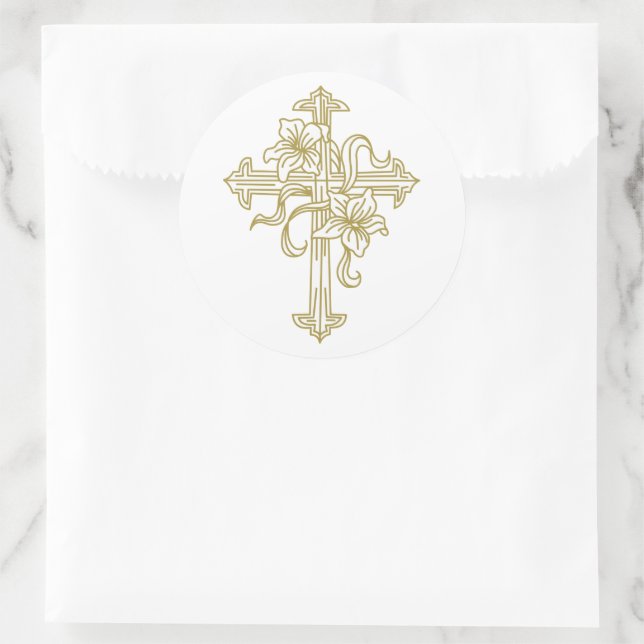 Adesivo Páscoa Lily Cross (Bolsa)