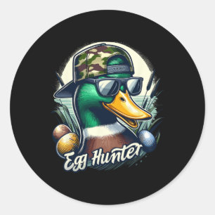 Adesivo Páscoa Mallard Duck A Caça Está Na Páscoa Camo Duc