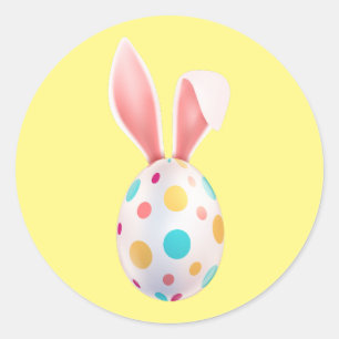 ADESIVO " PÁSCOA" OVOS ESPECIFICADOS E OUVIDOS DE BUNNY RO