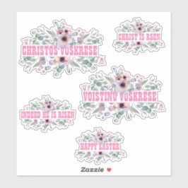 ADESIVO PÁSCOA PASCHA BYZANTINA ORTODOX RELIGIOSA