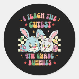 Adesivo Páscoa Retroativa I Ensina Os Bunnies Mais Pertos