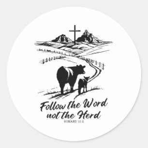 Adesivo Páscoa Seguir A Palavra Não Os Herd Romans 122