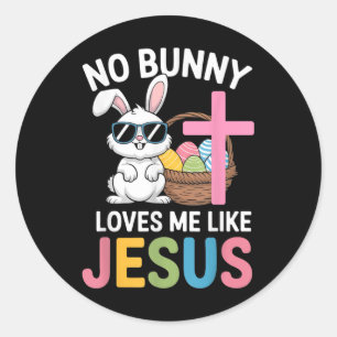 Adesivo Páscoa Sem Coelhinho Me Ama Como Jesus Crianças Mu