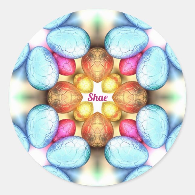 Adesivo PÁSCOA SHAE ~WOW! Ovos bonito para Páscoa (Frente)