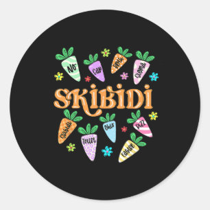 Adesivo Páscoa Skibidi Rizzler Páscoa Engraçado Rizzler Ge