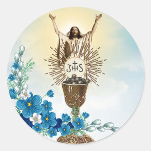 Adesivo Páscoa Vintage Ressurreição Pascha Religioso