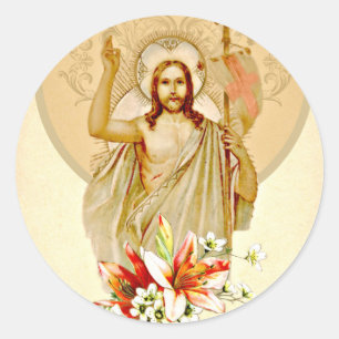 Adesivo Páscoa Vintage Ressurreição Pascha Religioso