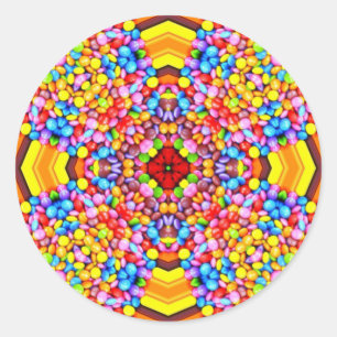 Adesivo PÁSCOA ~ WOW! CANDY multicolorido para Páscoa