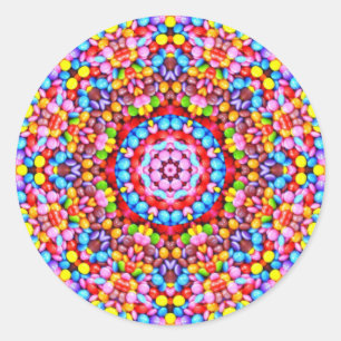 Adesivo PÁSCOA ~ WOW! CANDY multicolorido para Páscoa