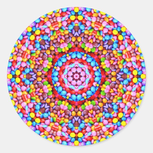 Adesivo PÁSCOA ~ WOW! CANDY multicolorido para Páscoa (Frente)