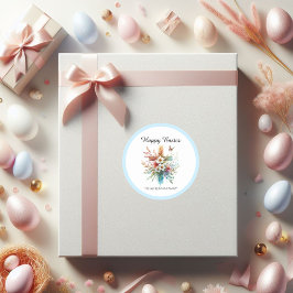 Adesivo Páscoas Religiosas de Pastel Cruzado Floral