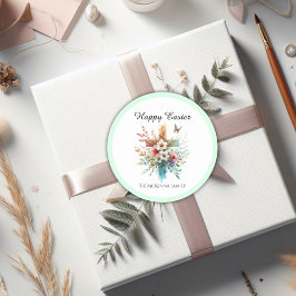 Adesivo Páscoas Religiosas de Pastel Cruzado Floral