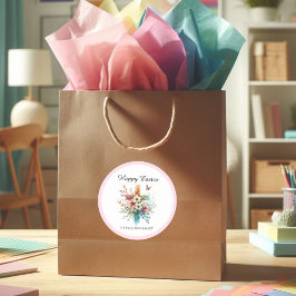 Adesivo Páscoas Religiosas de Pastel Cruzado Floral