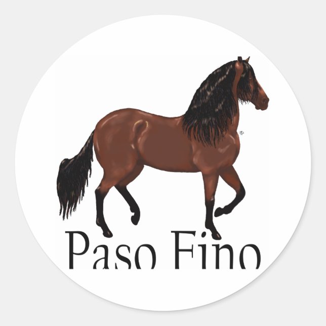 Adesivo Paso Fino Bay "Paso Fino" (Frente)