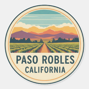 Adesivo Paso Robles Costa Central da Califórnia