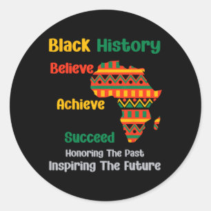 Adesivo Passado Inspirando Futuro Mês da História Negra Af