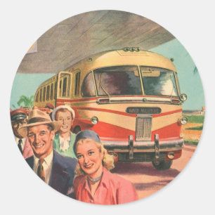 Adesivo Passageiros Antigos de Férias na Rodoviária